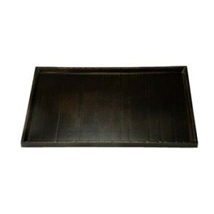 福井クラフト 木)尺4荒彫長手盆 よもぎ塗 16913140【お寄せ品、返品キャンセル不可。欠品終売時連絡あり】