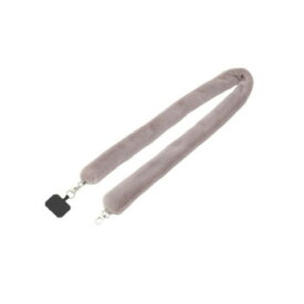 【直送品】Rename フリルファー 携帯 スマホ ショルダーストラップ Fグレー RSN24023【お寄せ品、返品キャンセル不可。欠品終売時連絡あり】