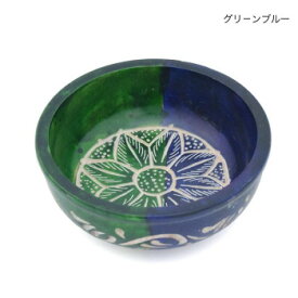 ソープストーン ラウンドトレイ グリーンブルー 13920810286【お寄せ品、返品キャンセル不可。欠品終売時連絡あり】