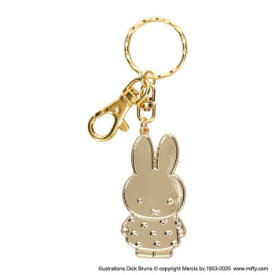 ゾーウィー ミッフィー GOLDキーホルダー miffy ドット 1226【お寄せ品、返品キャンセル不可。欠品終売時連絡あり】