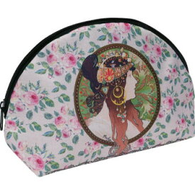 【メール便】 ユーパワー 名画マルチポーチ ミュシャ「ブルネット」 AU-00811【お寄せ品、返品キャンセル不可。欠品終売時連絡あり】