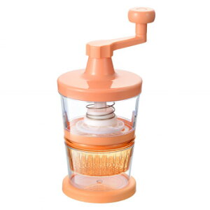 カラフルスマイル 回転大根おろし器(水切容器付) ME-7259 1034225【お寄せ品、返品キャンセル不可。欠品終売時連絡あり】