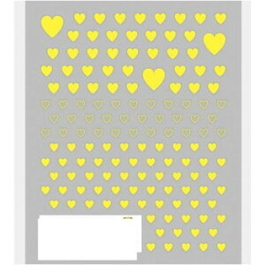 �y���[���ցz TSUMEKIRA(�c���L��) �l�C���V�[�� es MEGU NAIL�v���f���[�X MEGU�n�[�g YELLOW/�C�G���[ ES-MGN-009�y���񂹕i�A�ԕi�L�����Z���s�B���i�I�����A������z
