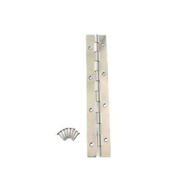 【メール便】 ステンレス長蝶番 180mm 1枚入　17470【お寄せ品、返品キャンセル不可。欠品終売時連絡あり】