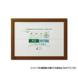 大仙 賞状額 OAカノエ PET 箱入 B4 ブラウン 33J635E6201【お寄せ品、返品キャンセル不可。欠品終売時連絡あり】