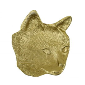シャビーシック キャットフェイストレイA ゴールド KI010443【お寄せ品、返品キャンセル不可。欠品終売時連絡あり】