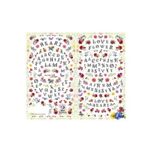 y[ցz Sha-Nail Pro ʃlC lCV[ Flower Letters (Black) FL-002y񂹕iAԕiLZsBiIAz