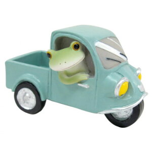Copeau(コポー) 三輪自動車に乗るカエル 70893【お寄せ品、返品キャンセル不可。欠品終売時連絡あり】