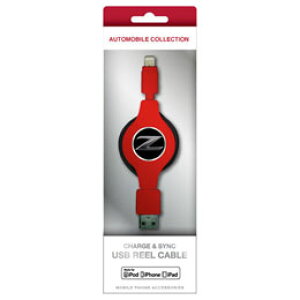NISSAN �������C�Z���X�i FAIRLADY Z CHARGE & SYNC USB REEL CABLE FOR IPHONE RED NZMUJ-R1RD�y�y�V�q�ɒ���h�z�y�ԕi�L�����Z���s�z