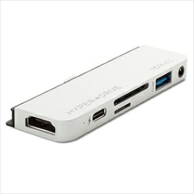 HYPER HyperDrive iPad Pro専用 6-in-1 USB-C Hub シルバー HP16176【楽天倉庫直送h】【突然終了欠品あり】