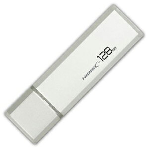 HIDISC USB 3.0 �t���b�V���h���C�u 128GB �V���o�[ �L���b�v�� HDUF114C128G3�y�y�V�q�ɒ���h�z�y�ˑR�I�����i����z