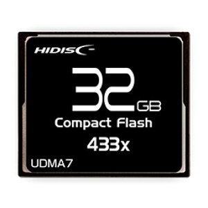 HIDISC CF�J�[�h 32GB 433x Read65MB/s MLC�`�b�v���� HDCF32G433XJP3�y�y�V�q�ɒ���h�z�y�ˑR�I�����i����z