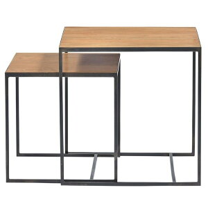 �y�����i�E�労�Ӊ��i�z�g�D �l�X�g �e�[�u�� 131887 TWO NEST TABLE�y���֓n���z�y��Εԕi�L�����Z���s�i�z