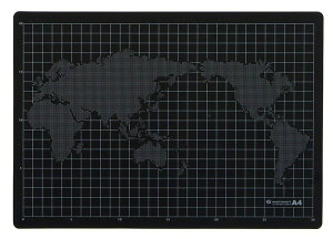 【直送品・大感謝価格】カッターマット A4 CMGB-4 00037330 KAKURI ツールセレクション16 ステーショナリーツール