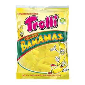【直送品】Trolli(トローリ) キャンディバナナ 100g×12個セット【お寄せ品、返品キャンセル不可、割引不可品】