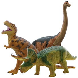 大感謝価格 ビニールモデル人気恐竜3体セット FDS-0002 70639-70640-70670 直送品。代引不可・同梱不可・返品キャンセル・割引不可