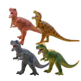 【直送品・大感謝価格 】恐竜 ティラノサウルス ビニールモデル 4タイプセット(70639-70673-70686-70688)
