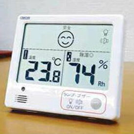 【直送品・大感謝価格 】デジタル温度計・湿度計 壁掛け・卓上両用 CR-1200W