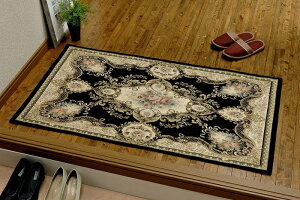 �y�����i�E�労�Ӊ��i�@�z�C�^���A�� �S�u�����D�J�|�y�b�g BAROCCO ���x���_�[/�u���b�N 140×190cm