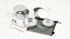 【直送品】ツーリングクッカーセット8PC TC-801F ソースパン・ミルクパン・ミルクパントレー・フライパン 2021 STAGE GIFT CATALOG 229シリーズ【ヘルシ価格】アウトドア キャンプ用食器 ツーリング