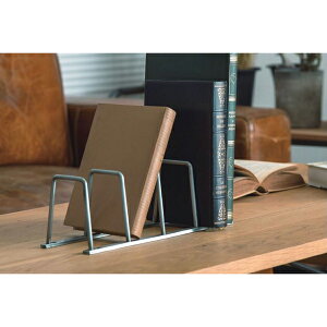 【直送品】アイアンブックスタンドS ブラック/アンティークゴールド/シルバー 63191/63192/63739 W30×D9×H10 POSH LIVING 2022 Collection PARTS 291シリーズ【ヘルシ価格】日用品雑貨 文房具 事務用品 机上収