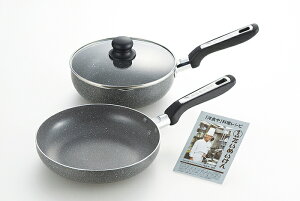 【直送品】たいめいけん IH対応フライパン24cm&フタ付ディープパン22cm TM-115R 2023 STAGE GIFT CATALOG 229シリーズ【ヘルシ価格】キッチン用品 調理器具 料理 クッキング 鍋 フライパン