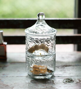 【直送品】シナリーリサイクルガラス キャニスター 2段 Sceneryvase シナリーベース 92480006 φ80×h160mm Creer 2024 NEW ITEM CATALOGUE 20【ヘルシ価格】キッチン用品 保存容器 食品入れ キャニスター