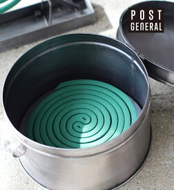 【直送品】インダストリアル モスキートコイルボックス 982350002 φ145×h90mm POST GENERAL ISSUE010【ヘルシ価格】日用品雑貨 虫よけグッズ 生活雑貨 アウトドア