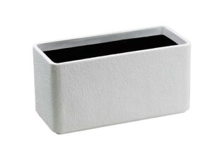 大感謝価格 ホワイトプランター角丸80型 送料無料 直送品。代引不可・同梱不可・返品キャンセル・割引不可 インテリア 植木鉢 ガーデニング