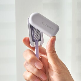 【即納】MEDIK メディク 充電式歯ブラシ除菌キャップスリム　防水タイプ MDK-TS06 ラベンダー グリーングレー【楽天倉庫365日出荷　直送】【ヘルシ価格】 歯ブラシ除菌器 歯ブラシ除菌キャップ 充電式 除菌キャップ