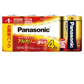 【直送品】 パナソニック アルカリ乾電池 単1形 4本パック LR20XJ/4SW×30セット(合計120本）【ヘルシ価格】ケース販売 まとめ買い 防犯・防災