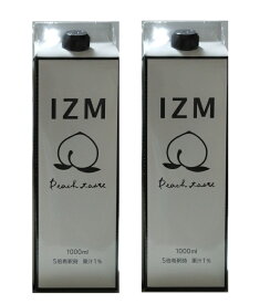 【2個セット】IZM PEACH TASTE イズム ピーチテイスト 1000mL x 2【ヘルシ価格】イズム ピーチテイスト 酵素ドリンク 清涼飲料水 5倍希釈時 果汁1％