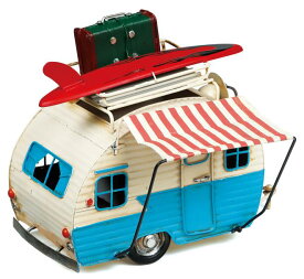 【楽天倉庫直送品】【ヘルシ価格】東洋石創 ブリキのおもちゃ Camping Car 43009