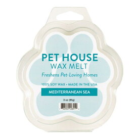 【8個セット】PET HOUSE ワックスメルツ メディテレーニアンシー 90gx8個セット【ヘルシ価格】 芳香剤 消臭剤 ソイワックス エッセンシャルオイル ペット 部屋 香り