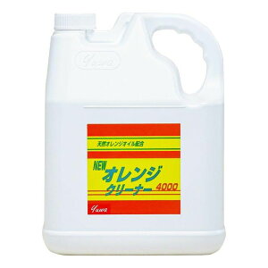 【直送品】【4個セット】友和 オレンジクリーナー エフワン 4Lx4個セット【ヘルシ価格】 洗剤 クリーナー 工場 機械 工具 部品 汚れ 洗浄 家庭 掃除