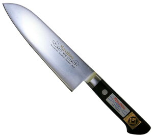 【楽天倉庫直送h】正広作 MV口金ステンレス包丁 左用 三徳型 175mm