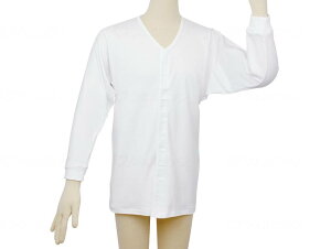 【直送品】幸和製作所テイコブ ワンタッチ肌着 長袖 紳士用ホワイトMUN06G-M【別途送料発生は連絡します、割引キャンセル返品不可】
