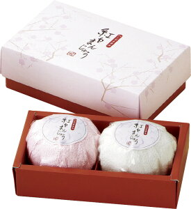 【直送品】 紅白まんじゅうハンドタオル2P TFG0702802 B1026664【別途送料発生は連絡します】