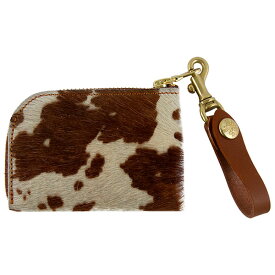 【ネコポス対応】『アルジャン』(全9色)ハラコ/【コインケース レディース メンズ 小さい ファスナー コンパクト ヒョウ柄 牛革 小銭入れ カードケース ループ付 かわいい ミニ財布 ファー レオパード ゼブラ】【AGILITY affa(アジリティアッファ)】(0980)[M便 3/3]