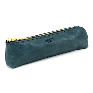 『フェレット』(全6色)モストロ/【ペンケース ペンポーチ ふんわり おしゃれ かわいい 革 本革 レザー スリム メンズ レディース】【AGILITY affa(アジリティアッファ)】(0636)