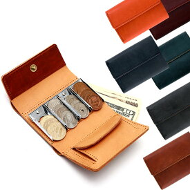 『バンク』(全6色)ロロマ/【コインキャッチャー 財布 ウォレット 三つ折り財布 メンズ コンパクト 小型 折財布 折りたたみ 本革 レザー ブランド 日本製】【AGILITY affa(アジリティ アッファ)】(0282)