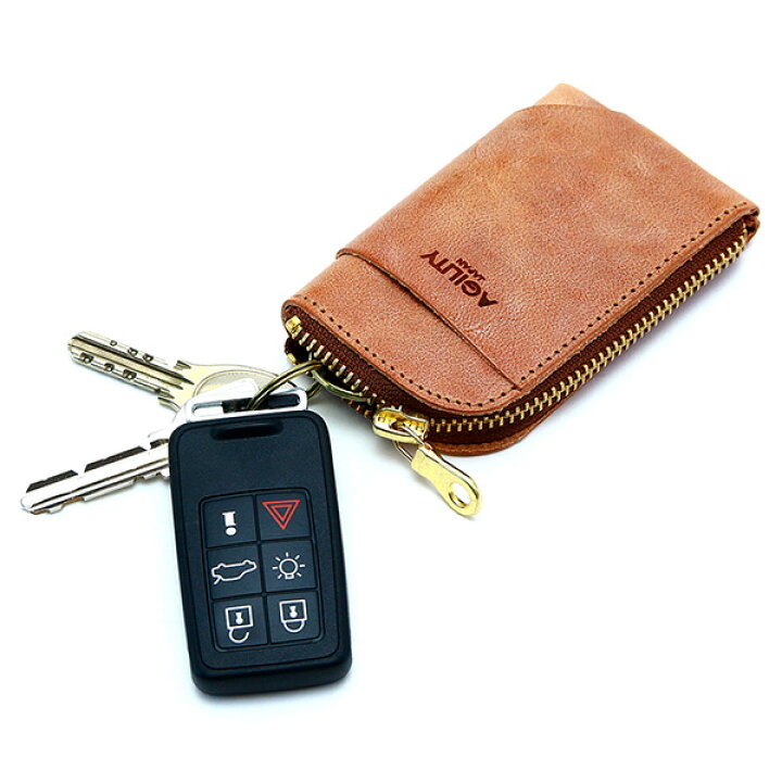 楽天市場 ネコポス対応 バトン 全6色 シビラ キーケース スマートキー カードケース カードキー 一体型 パスケース メンズ レディース リモコンキー 本革 定期入れ レザー ファスナー付き Agility Affa アジリティアッファ 02 M便 3 3 パドドゥ