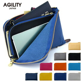 『ボヤージュ』(全9色)イタリアンシュリンク/【財布 スマホ 入る パスポート ショルダー 旅行 L字ファスナー コンパクト 軽量 薄型 革 本革 レザー メンズ レディース 日本製 iPhone 15 Pro Max 対応】【AGILITY affa(アジリティ アッファ)】(1600-is)