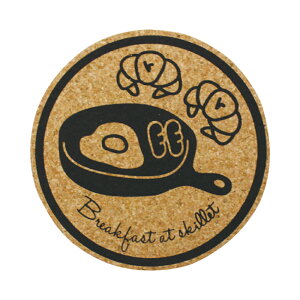 【店内最大P5倍】 コルクコースター コースター コルク カフェ コーヒー おしゃれ かわいい 記念品 【コルクコースター スキレット】 開店準備 メール便 マグ 子供 日本製