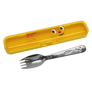 スプーン フォーク カトラリー カトラリーケース 子供 幼稚園 お弁当 弁当箱 おしゃれ 食洗機対応 【 ニッキョロ 先割れスプーン & ケース セット 】 入園 給食 ケース付き 子ども こども 女