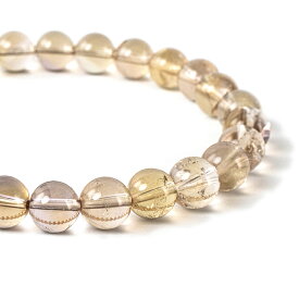 【一点もの】シトリン アメトリン 8mm シンプル ブレスレット 恋人 夫婦円満 運気 性別 メンズ 金運 マルチカラー うお座 レディース イエロー 星座石 誕生石 シトリン ブレスレット