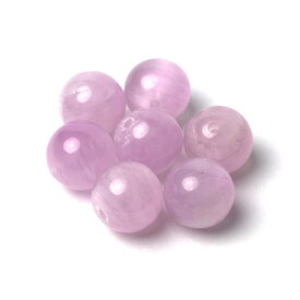 【1粒売り/ビーズ】クンツァイト 8mm/ 運気 恋愛成就 素材 パーツ パープル 希少 珍しい天然石 人間関係 9月 天然石 パワーストーン バラ売り ブレスレット 手作り 材料 ハンドメイドパーツ