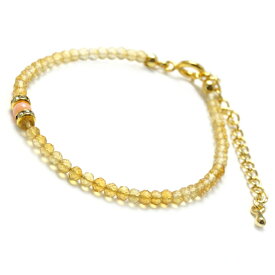 【fine】 3mm カット ブレスレット シトリン 安産 子宝 仕事運 かに座 デザイン 運気 ふたご座 性別 3月 金運 11月 ピンク ピンクコーラル 癒し 星座石 誕生石 小粒 シトリン ブレスレット パワーストーン ブレスレット 小粒 天然石 ブレスレット 小粒