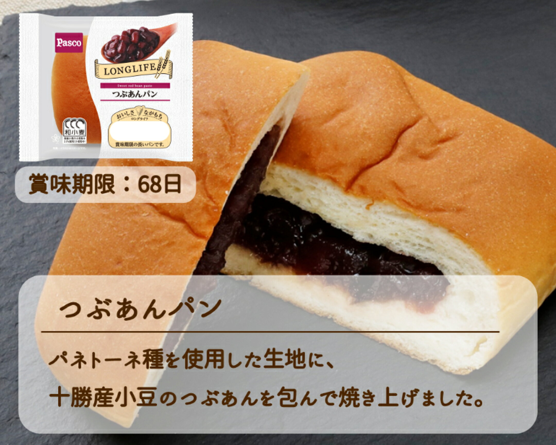 🥉3位　つぶあんパン