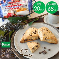 【全品10%OFFクーポン（8/10 20:00～）】Pasco ロングライフ チョコスコーン 20個入 | パスコ スコーン …